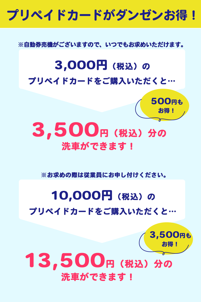 プリペイドカードがダンゼンお得！